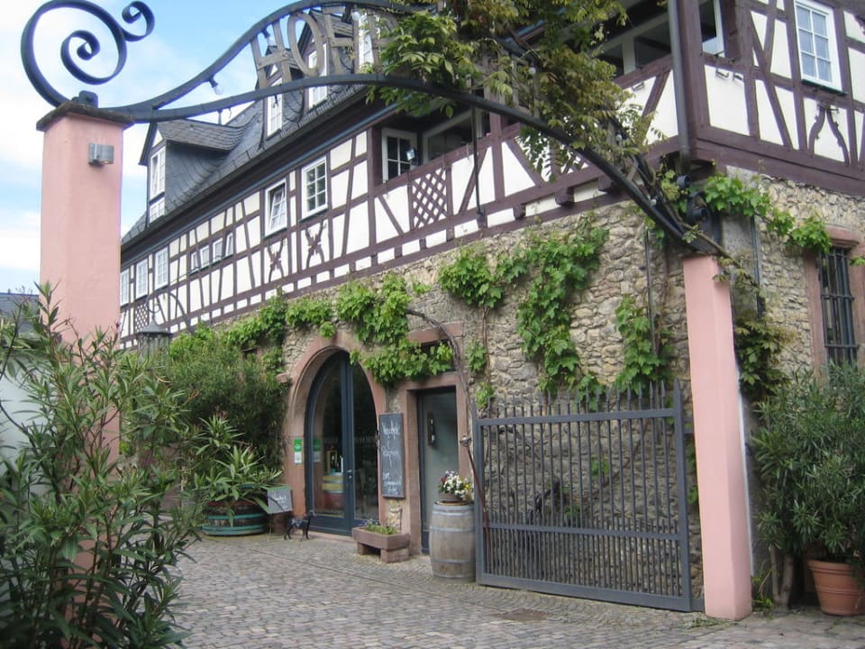 Eingang Weinhotel Koegler