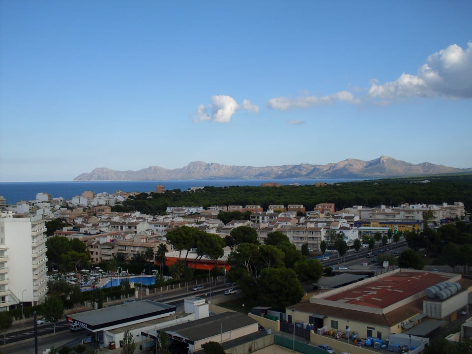 Blick aus dem 11. Stock BG Tonga Tower Design Hotel & Suites