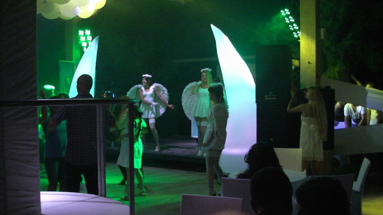Gruppe von der white Party Hotel Baia Lara
