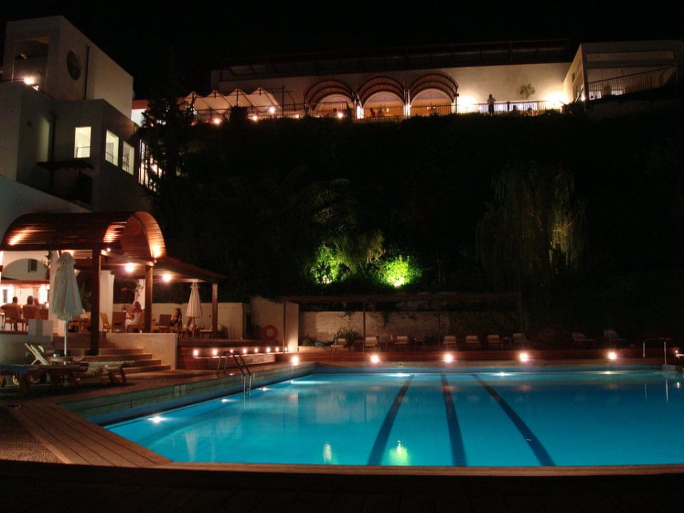 Hotel v noci Lindos Mare, Seaside Hotel