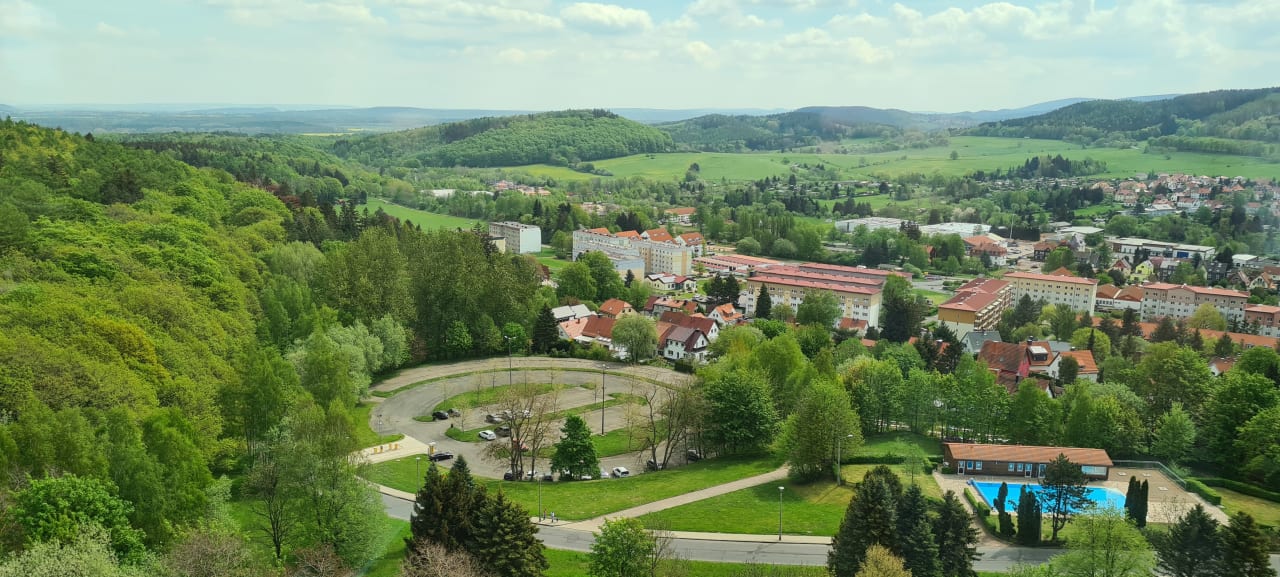 Ausblick AHORN Berghotel Friedrichroda