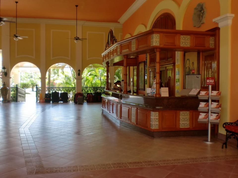 Die Rezeption Hotel Riu Tequila