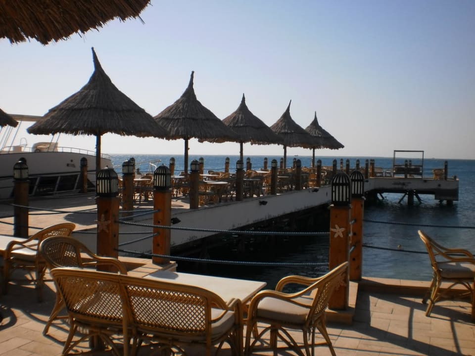 Fischrestaurant am Strand des Siva Siva Grand Beach