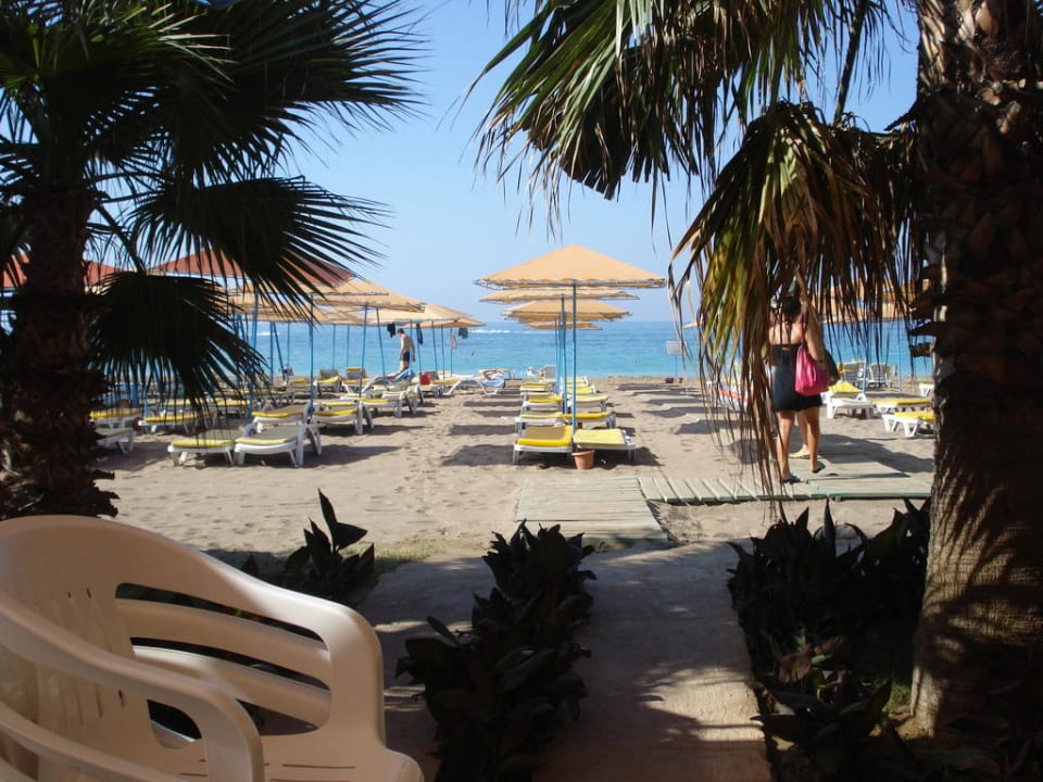 Blick von Strand-Bar zum Meer Asteria Collection Side