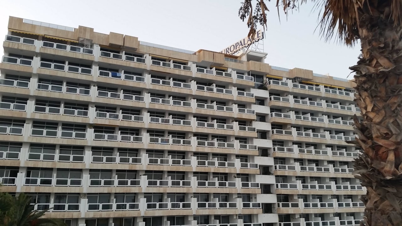 Blick von der Promenade Hotel Europalace