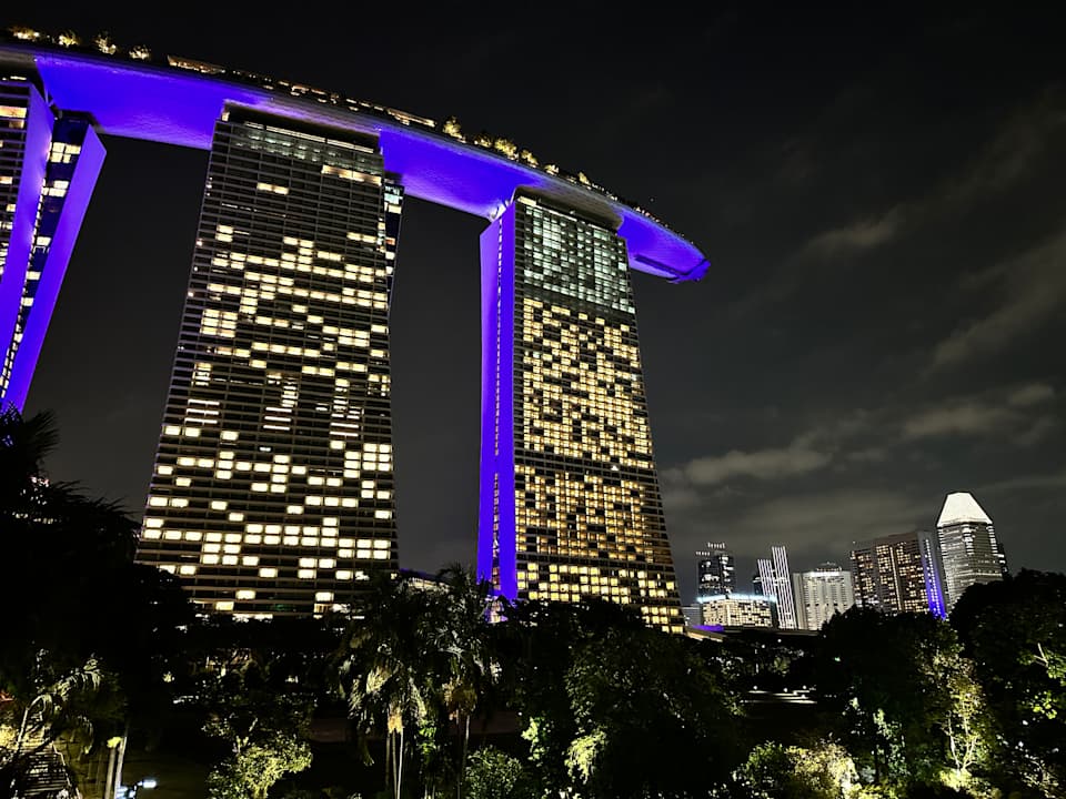 Außenansicht Marina Bay Sands