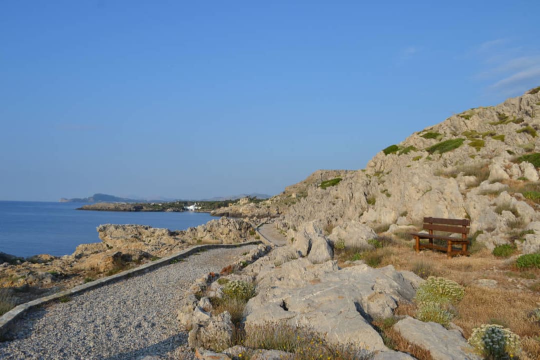 Droga na plaże Hotel Kalithea Horizon Royal