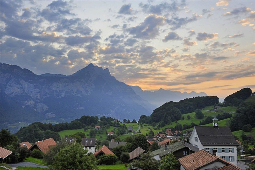 Ausblick vom Zimmer Hotel Kerenzerberg
