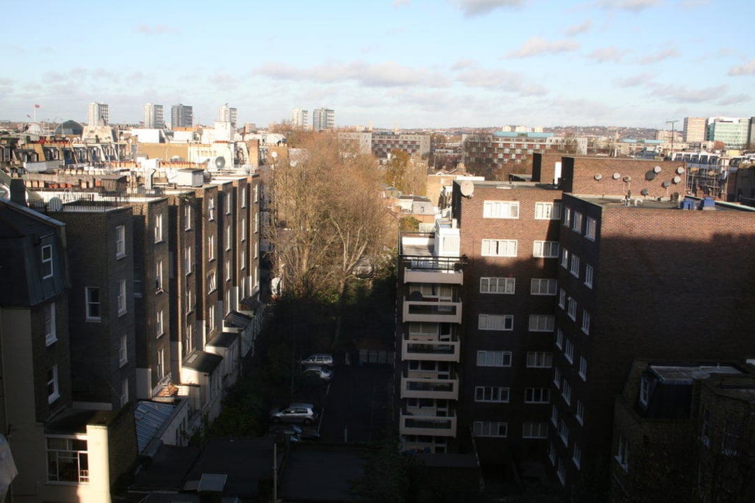 Ausblick, Rückseite Hotel Thistle Kensington Gardens