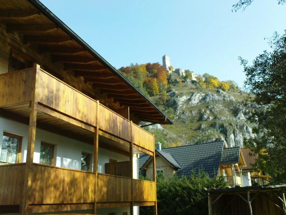 Balkon mit Blick auf die Altmühl Gästehaus Regenbogen