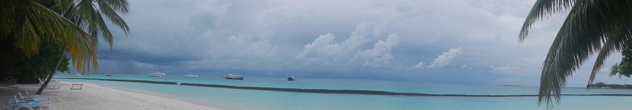 Strand bei Gardenvillas Kuramathi Maldives