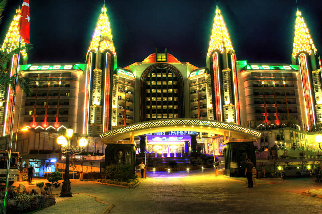 Hoteleingang Hotel Delphin Imperial