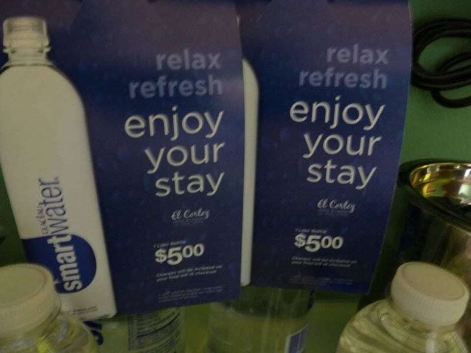 Kostenpflichtiges Wasser Cabana deluxe Hotel El Cortez