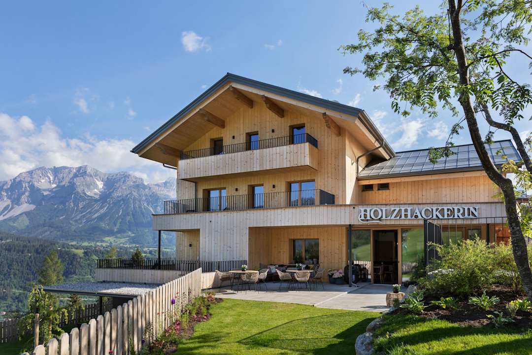 Außenansicht Apartmenthaus Holzhackerin