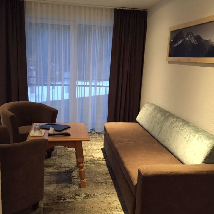 Wohnbereich Doppelzimmer Erspenblick Hotel Feichtner Hof