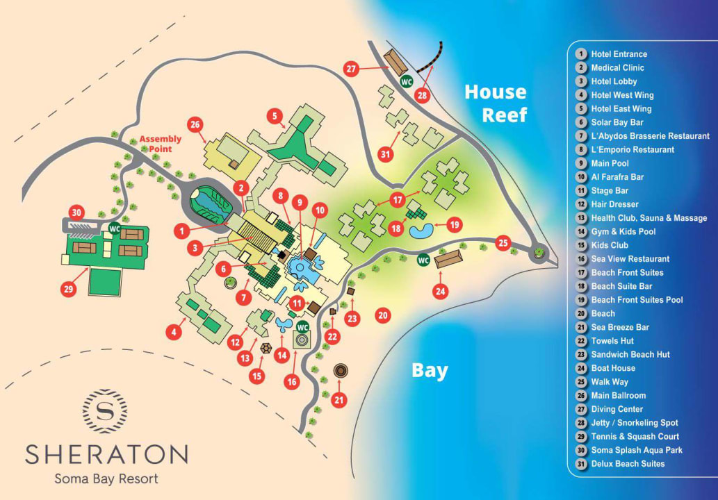 Außenansicht Hotel Sheraton Soma Bay Resort