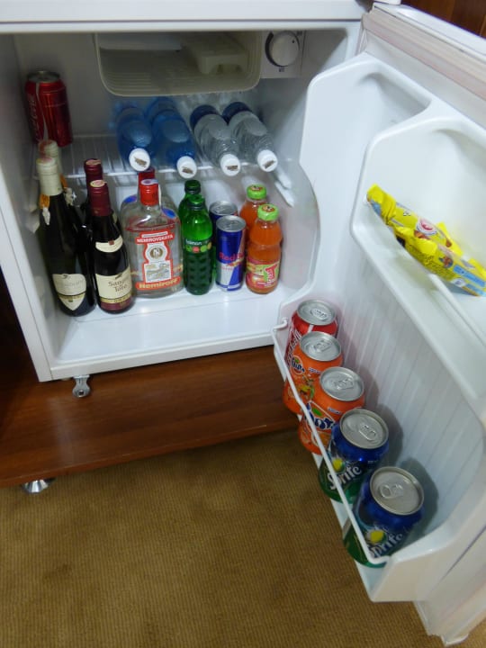 Minibar im Zimmer 2 Hotel Golden Dragon