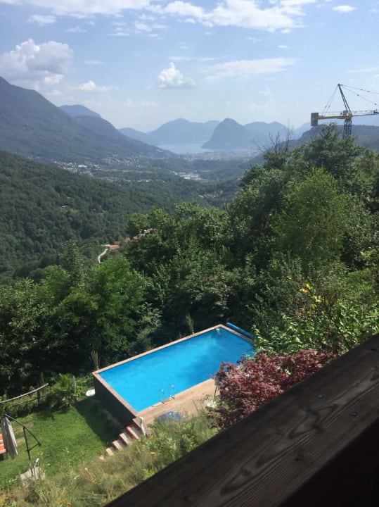 Blick vom Balkon Eco Hotel Locanda del Giglio