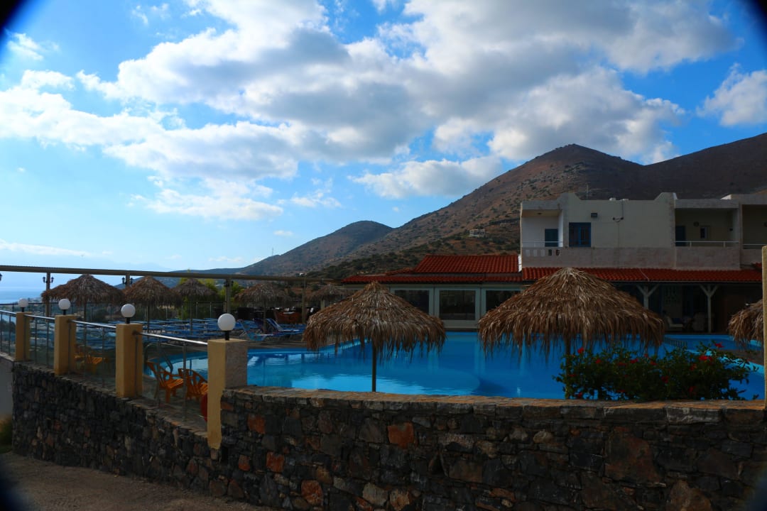 Blick auf den Pool Elounda Residence Resort & Waterpark