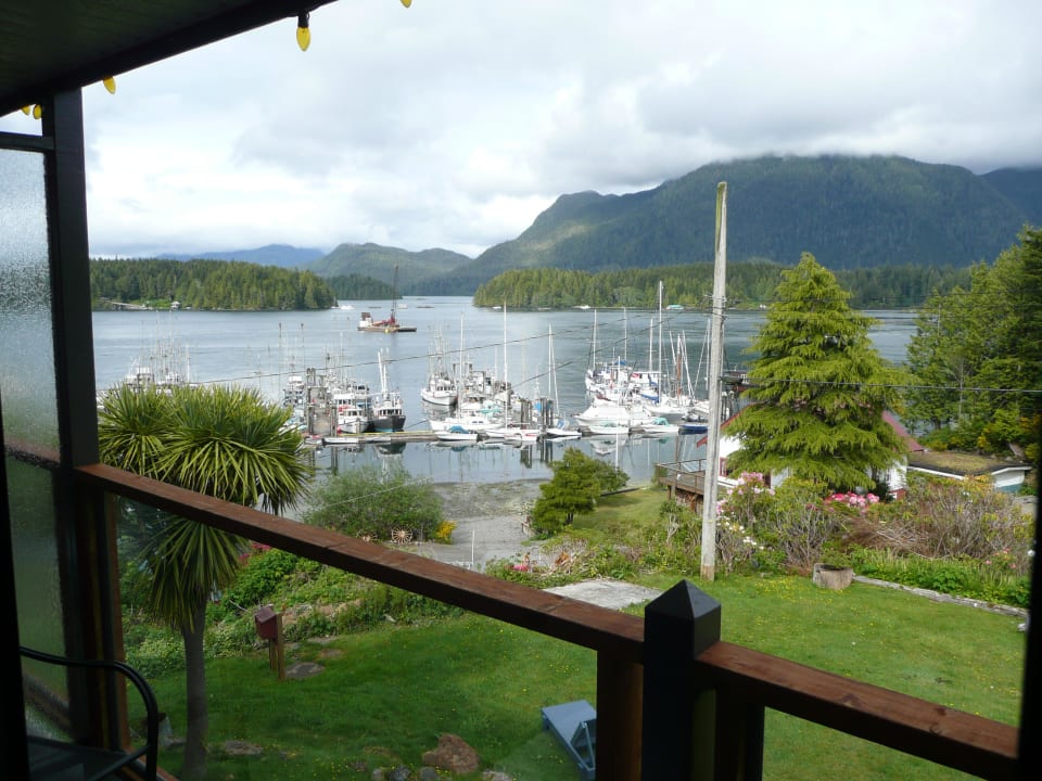 Ausblick vom Balkon The Tofino Harbourview Motel