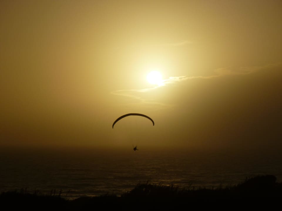 Jeden Abend von unserer Terrasse Hipotels Gran Conil Hotel