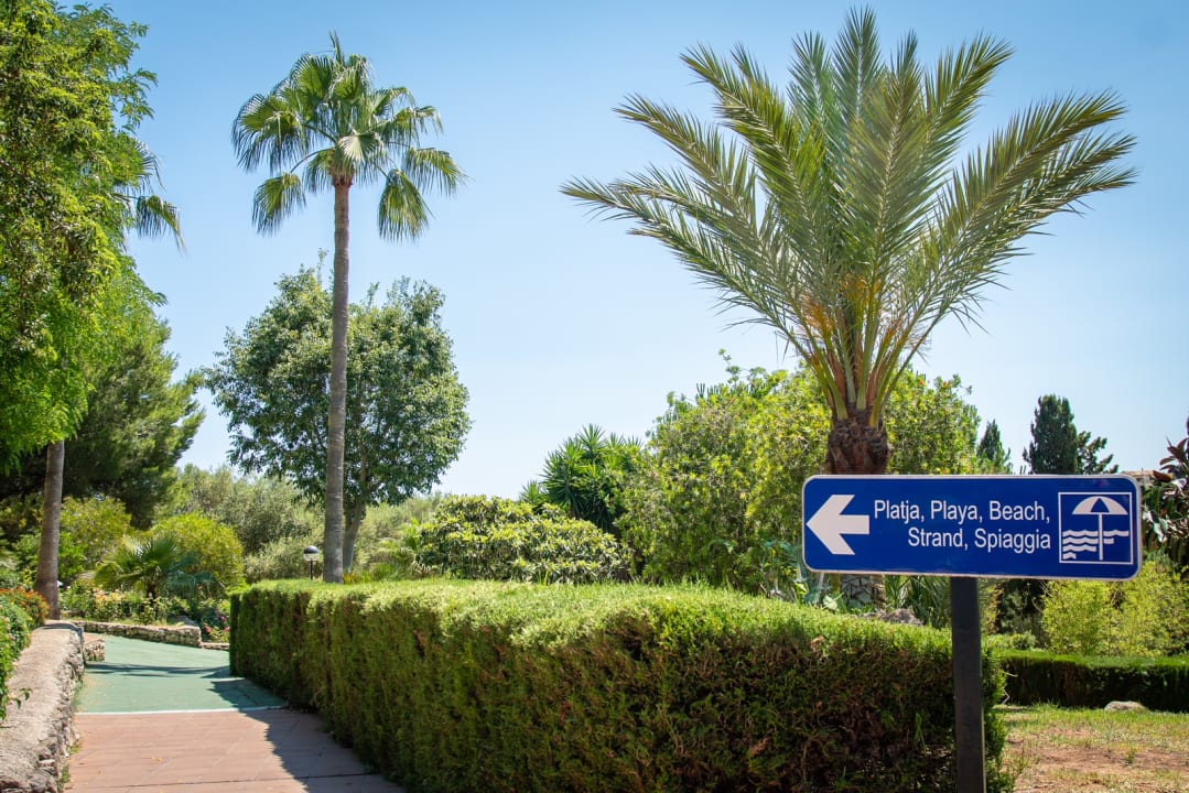 Gartenanlage Hotel Club Cala Romani