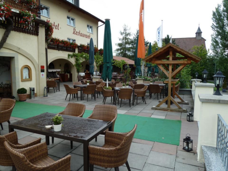 Terrasse Landhotel Edelfinger Hof
