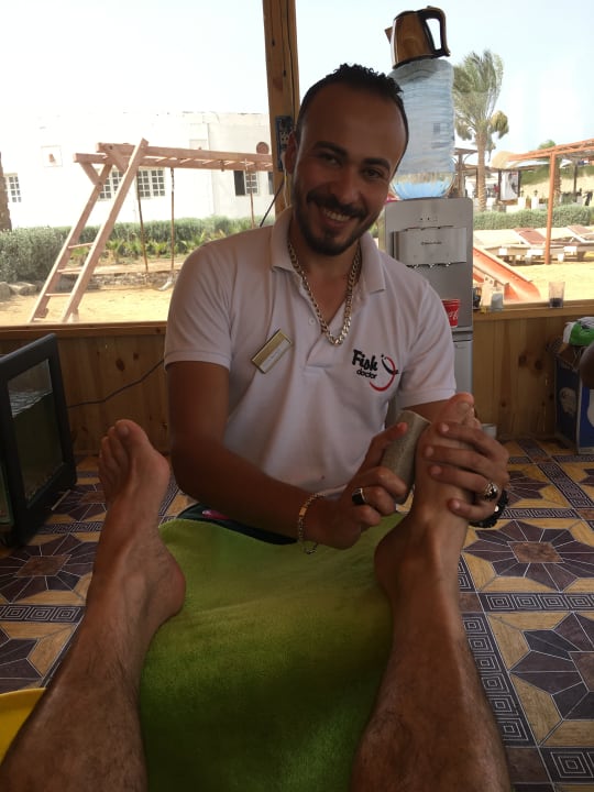 Bei der Arbeit Three Corners Equinox Beach Resort