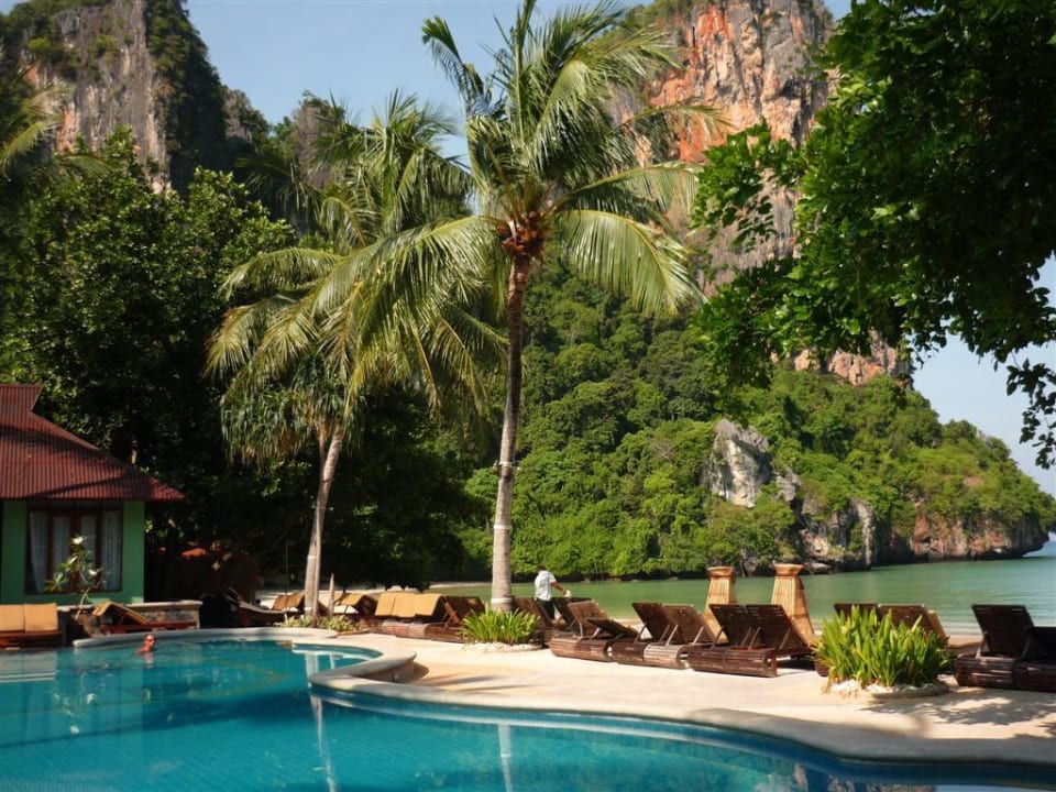 Wunderschöner Ausblick am Pool Hotel Railay Bay Resort & Spa
