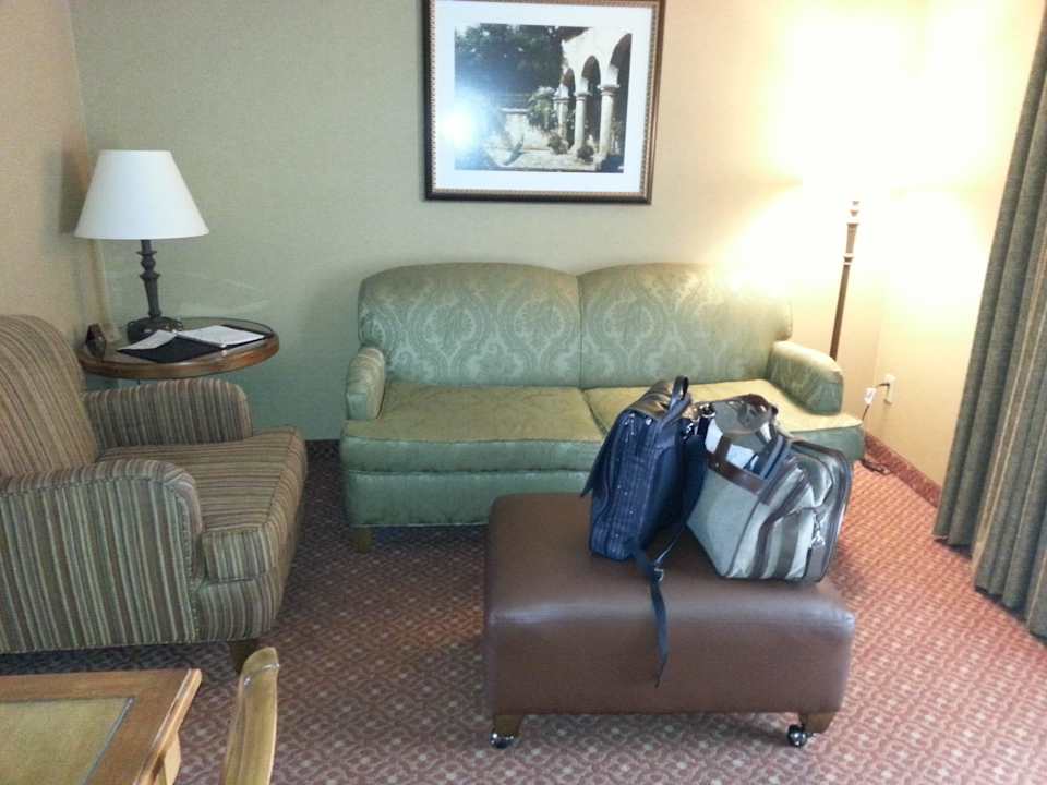 Living room furniture. Hotel Embassy Suites Lompoc Central Coast VAFB