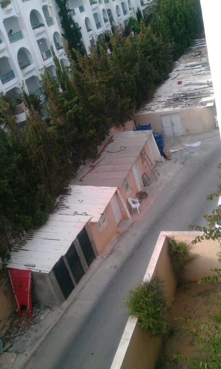 Ausblick Balkon Mahdia Beach & Aquapark