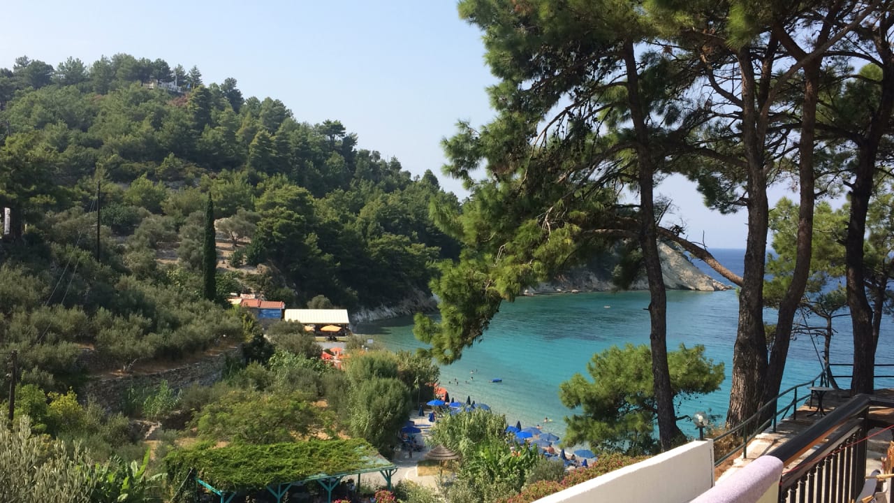 Ausblick Pension Lemonakia Beach