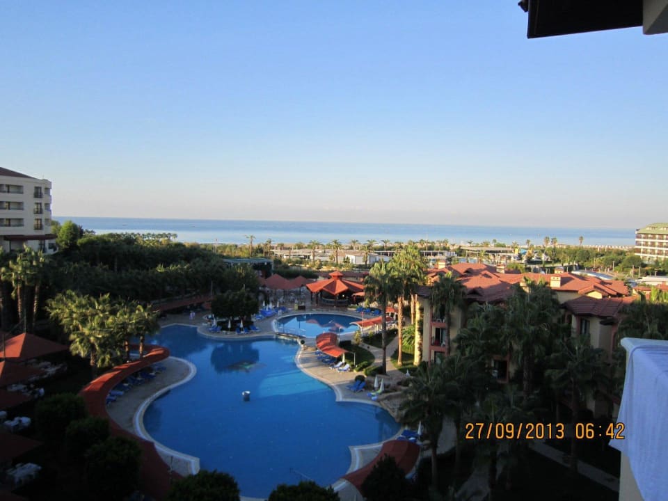 Ausblick aus dem obersten Zimmer Miramare Queen Hotel
