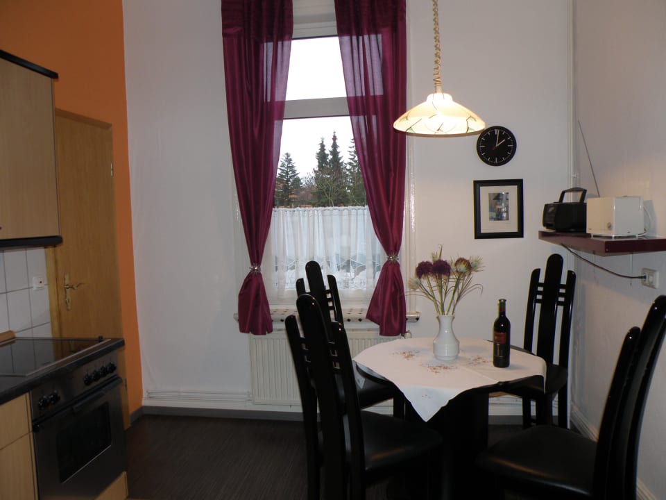 Backbord Appartement Küche/ Essenzimmer Nordlicht Ferienwohnung