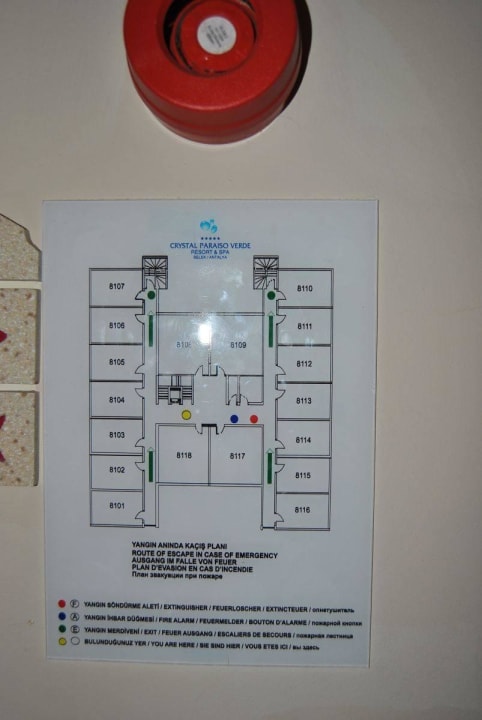 Aufteilung eines Wohnblocks Crystal Paraiso Verde