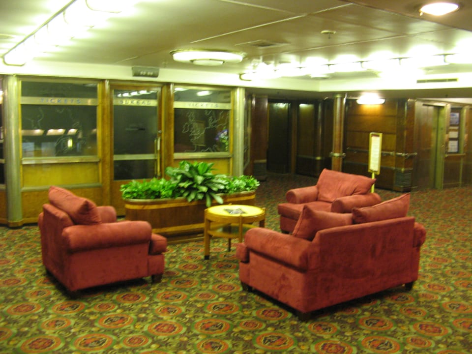 Sitzplätze auf dem Schiff The Queen Mary