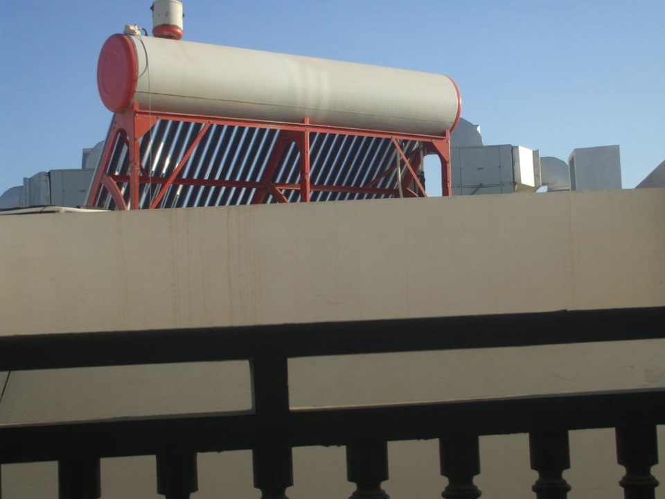 Ausblick vom Balkon Zimmer 202 Palmyra Golden Beach