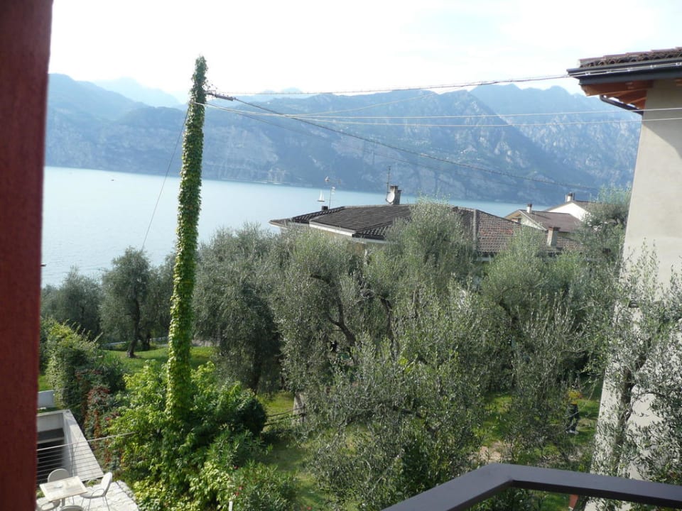 Seitlicher Seeblick vom Balkon Hotel Internazionale