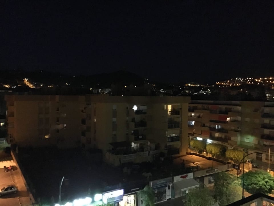Blick vom Hotelbalkon auf die Stadt Hotel Rincon Sol