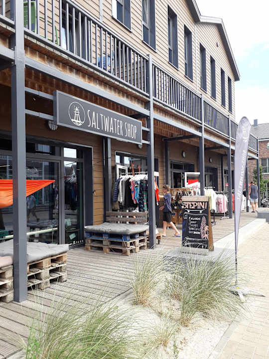 Außenansicht Bretterbude Heiligenhafen