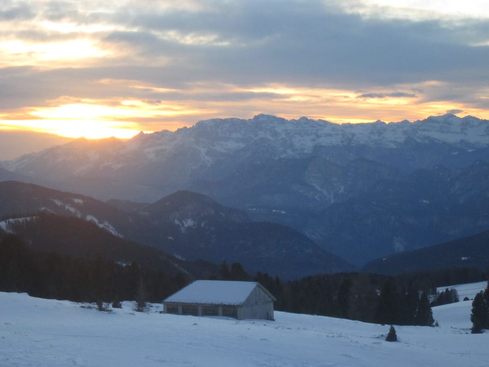 Sonnenuntergang Hotel Schwarzhorn