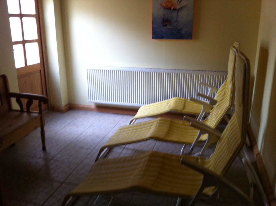 Liegen bei der Sauna Thula Wellnesshotel Bayerischer Wald