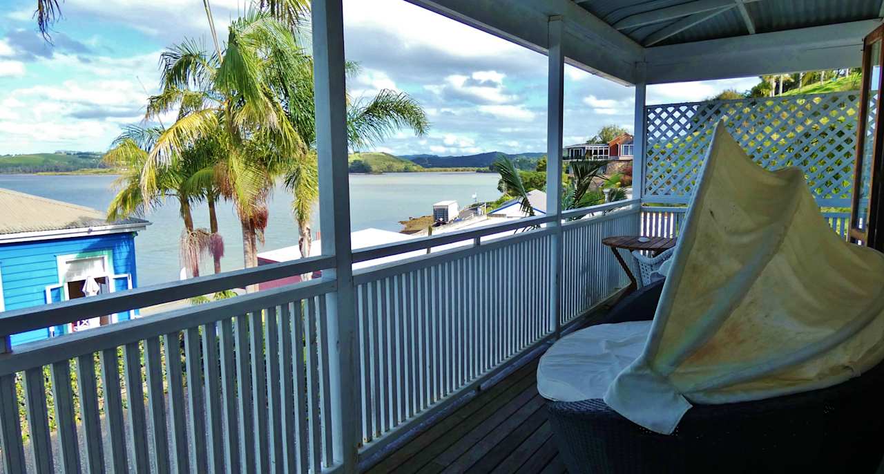 Balkon Whitu Studio Mangonui Waterfront Apartments