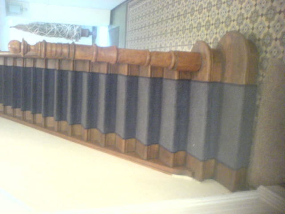 Feuerfalle Holztreppe Hotel Domappartement