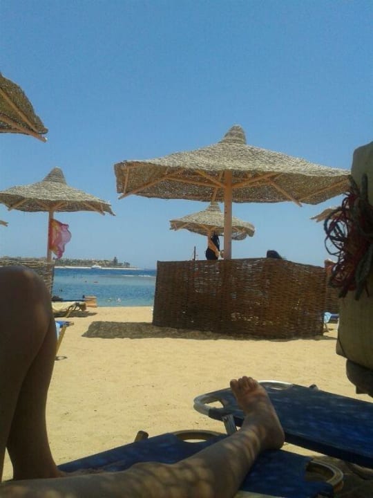 Liegen am Strand Jaz Makadi Oasis Resort