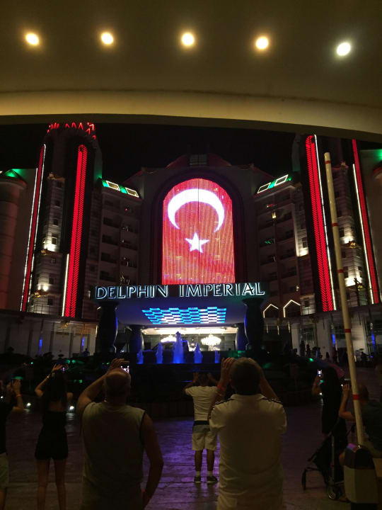 Hoteleingang Hotel Delphin Imperial