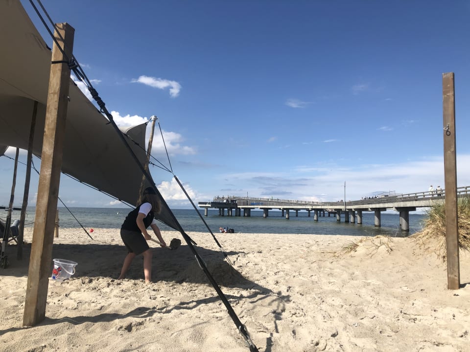 Strand Bretterbude Heiligenhafen
