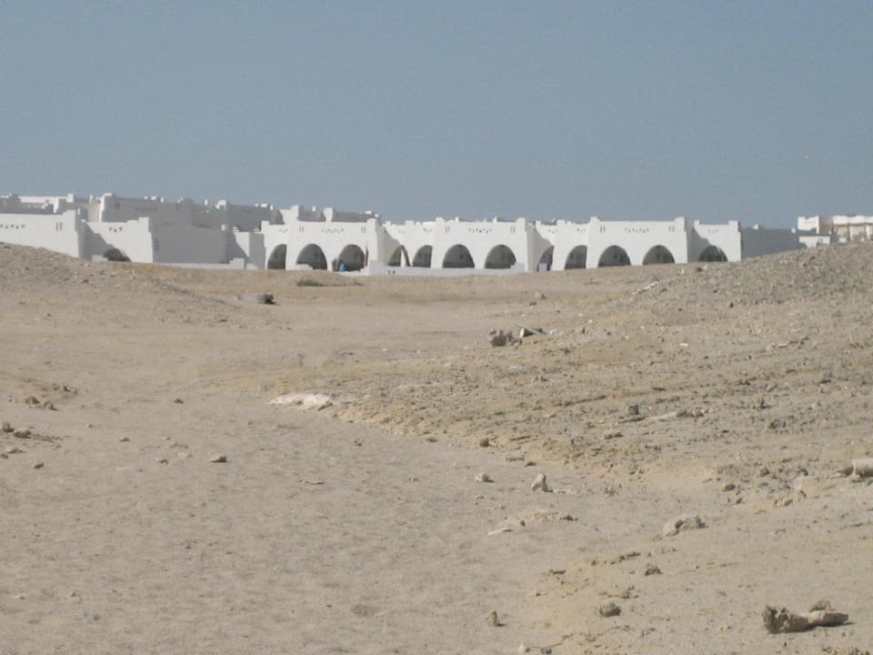 Blick vom nördlichen Strand Hilton Marsa Alam Nubian Resort