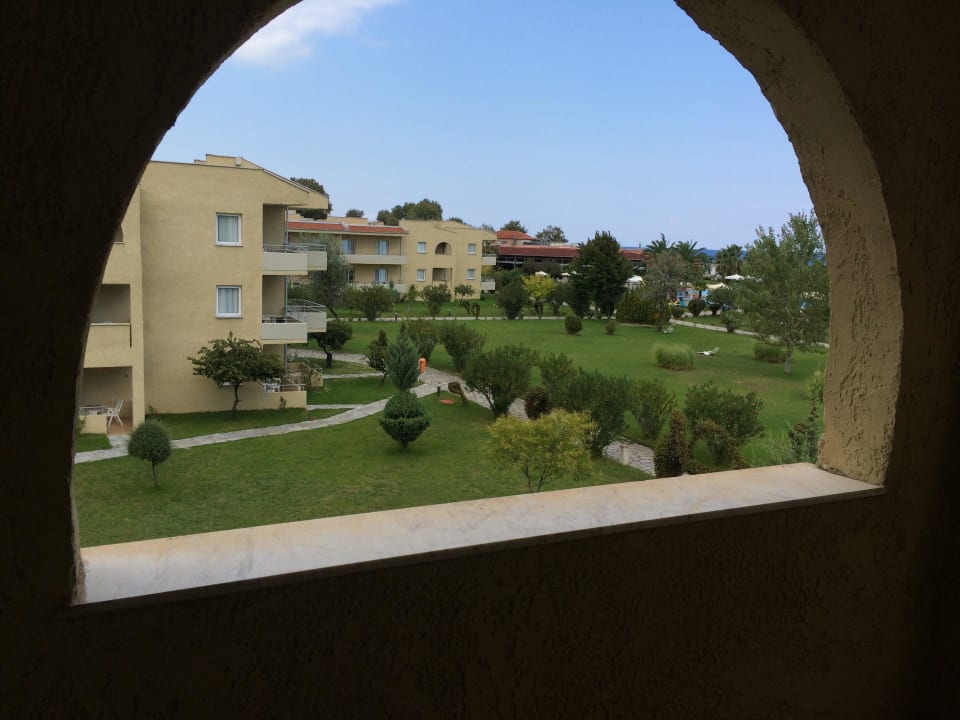 Blick vom Balkon alltoura Club Hotel Poseidon Palace