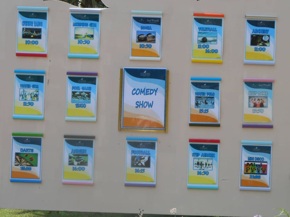 Animationsplan Seaden Sea World Resort & Spa